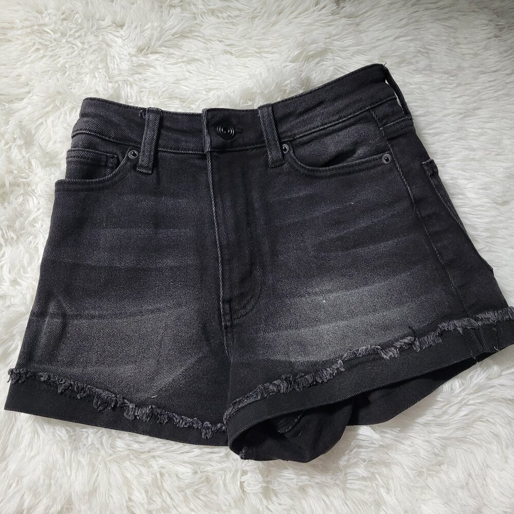 Celebrity Pink Black Denim Shorts